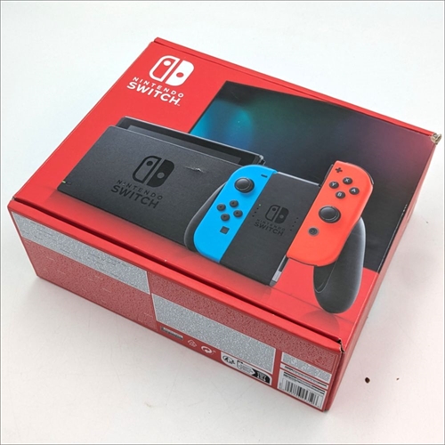 Nintendo Switch - Neon Blue & Neon Red - Console - Complete In Box - 2019 Model - SNR XKJ20017099477 (B Grade) (Used)
